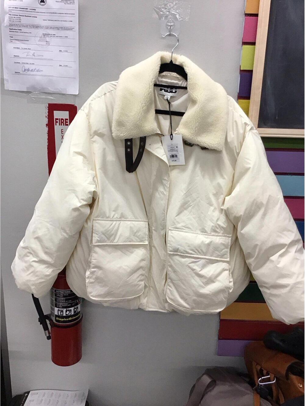 Kbb kahlana heavyweight winter coat large faux fur down alternative new target